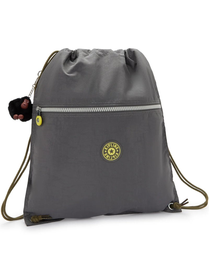 كيبلينغ حقيبة ظهر سوبر تابو العودة إلى الرمادي متوسطة مع رباط - Image 4